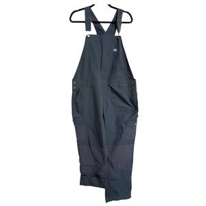 Dickies Navy Utility Bib Overalls with Multi Pockets